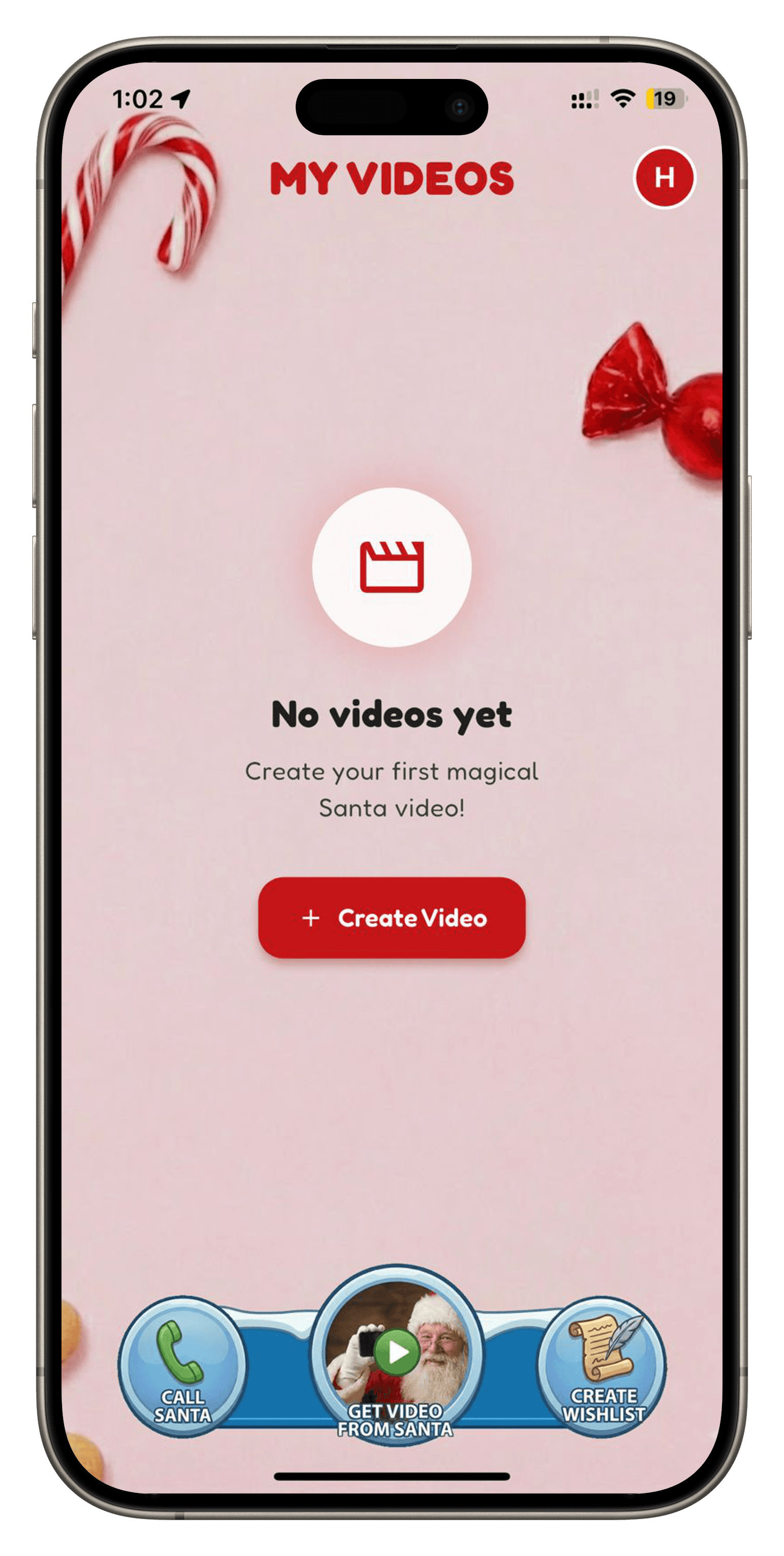 Santa Chat blur