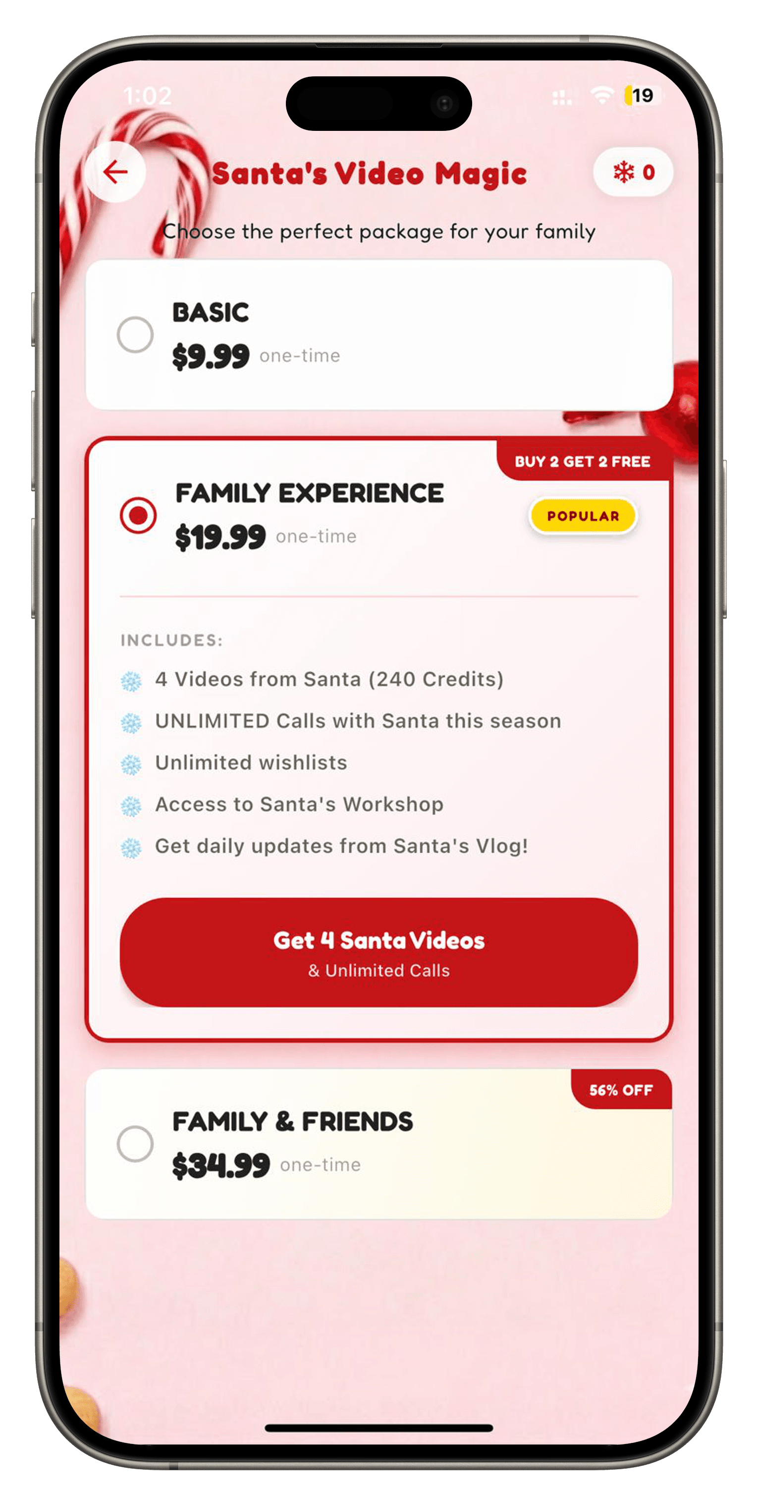 Santa Chat blur